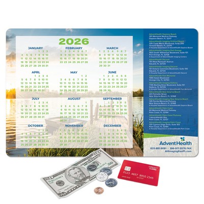 Vynex® Heavy Duty Calendar Counter Mat-10"x15"x1/16"